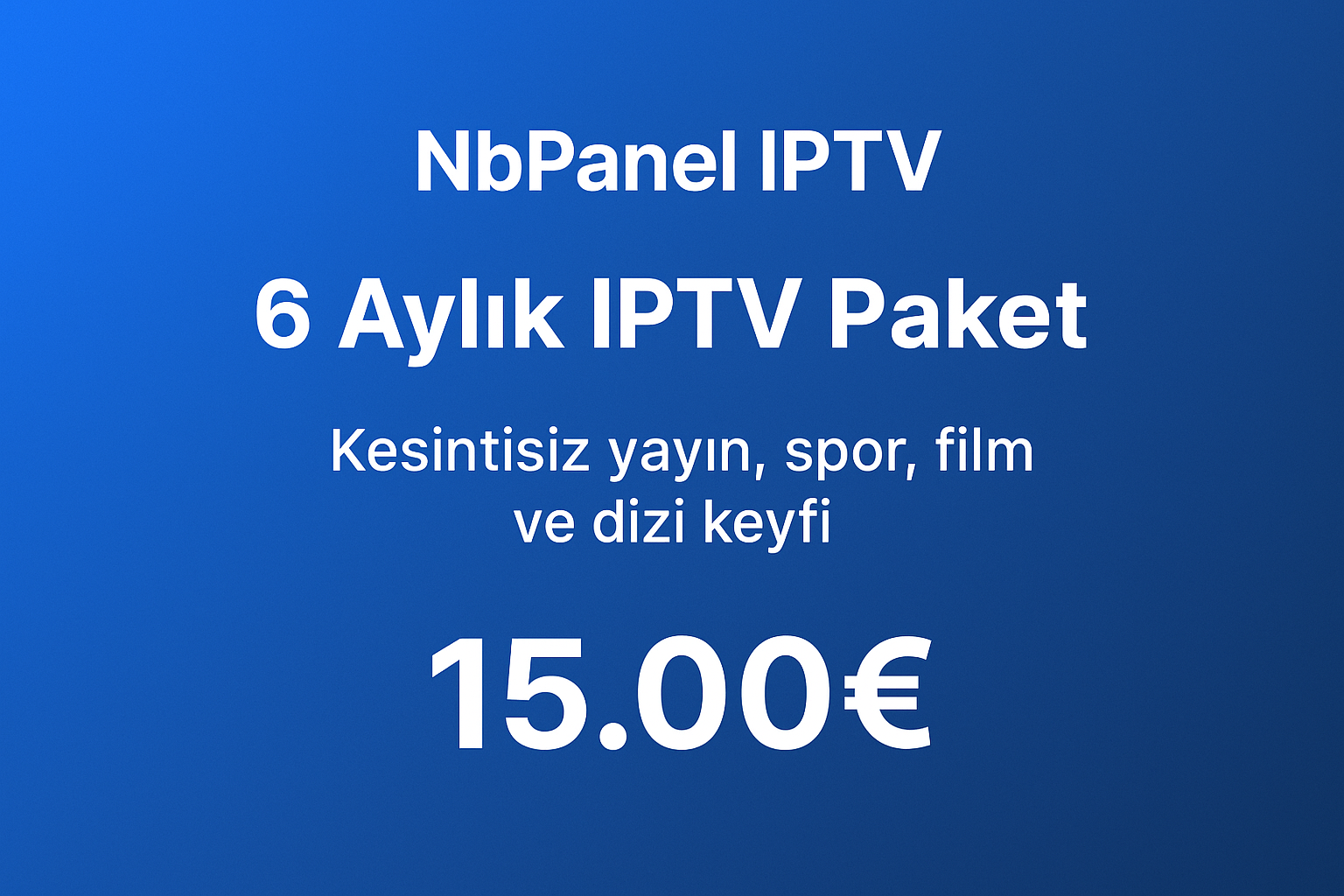 Alfaiptv IPTV 6 aylık paket fiyat ve özellikleri - 15 Euro